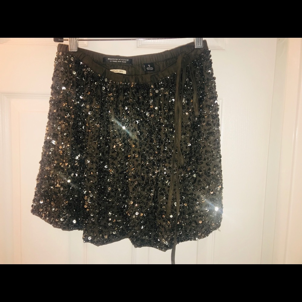 Luxury Couture European Maison Scotch skirt
